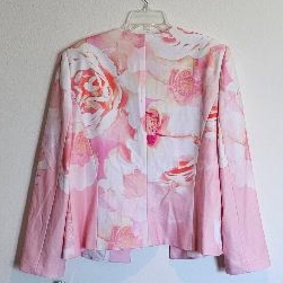 TAHARI Arthur S. Levine Women's Floral Jacket - Size 18 NWT - Picture 5 of 6